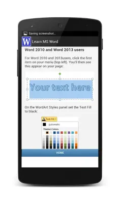 Learn MS Word android App screenshot 11