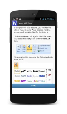 Learn MS Word android App screenshot 12