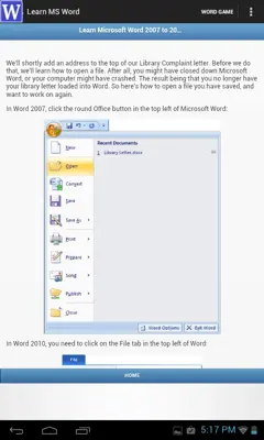 Learn MS Word android App screenshot 3