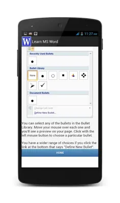 Learn MS Word android App screenshot 6